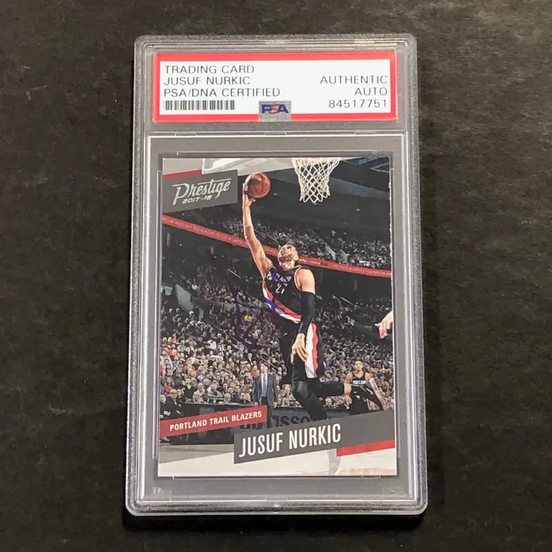 2017-18 Panini Prestige #139 JUSUF NURKIC Signed AUTO PSA Slabbed RC Nuggets