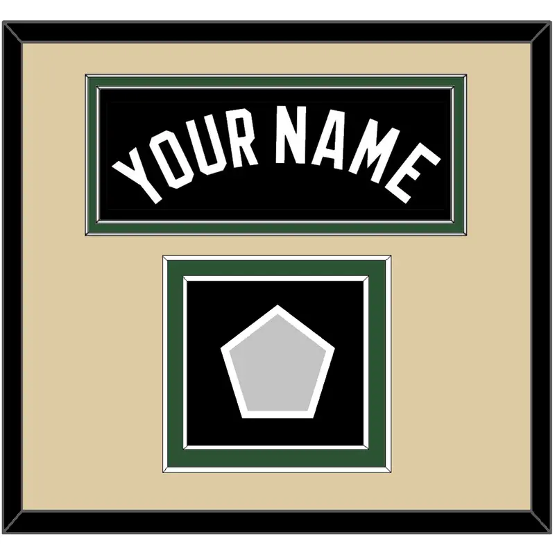 Milwaukee Name & Finals Patch - Black Statement - Double Mat 2
