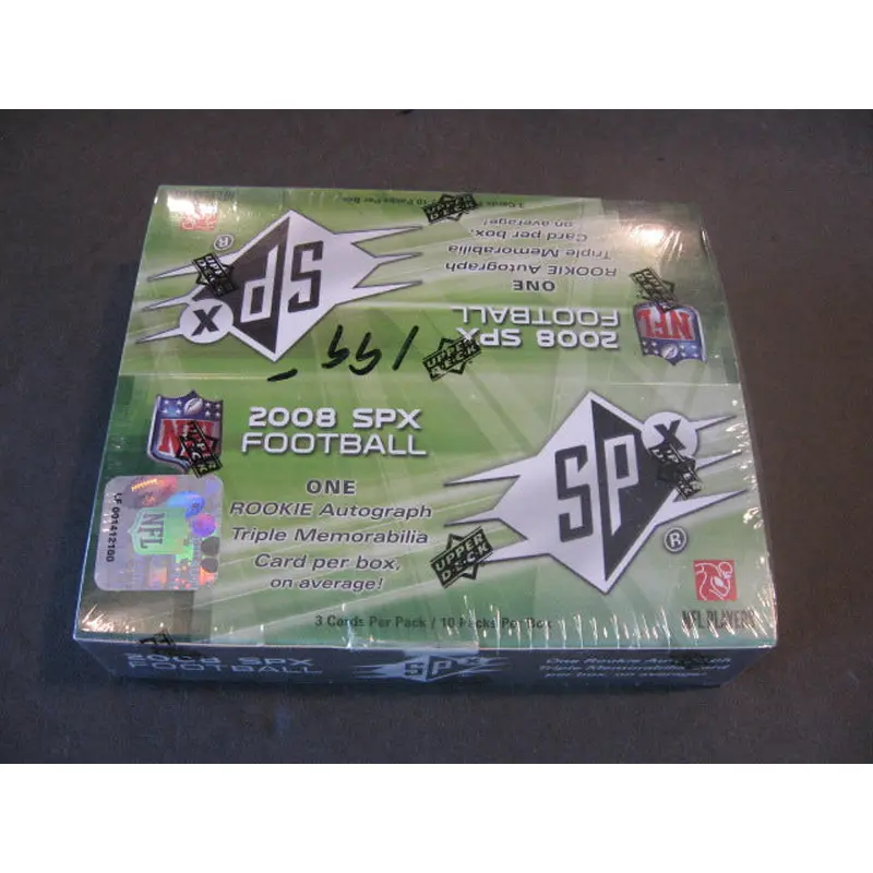 2008 Upper Deck SPX Football Box (Hobby) (10/3)
