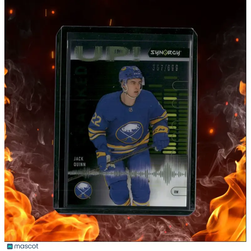 2022-23 Upper Deck Synergy Jack Quinn Cranked Up! Green Rookie 367/699 #CU-JQ