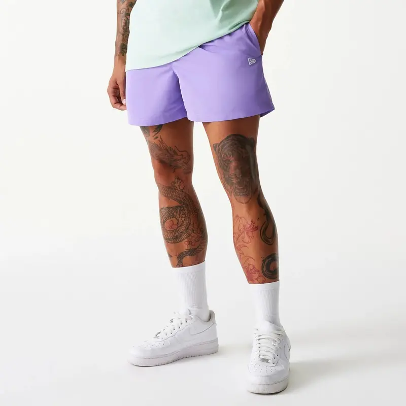 New Era Purple Swim Shorts