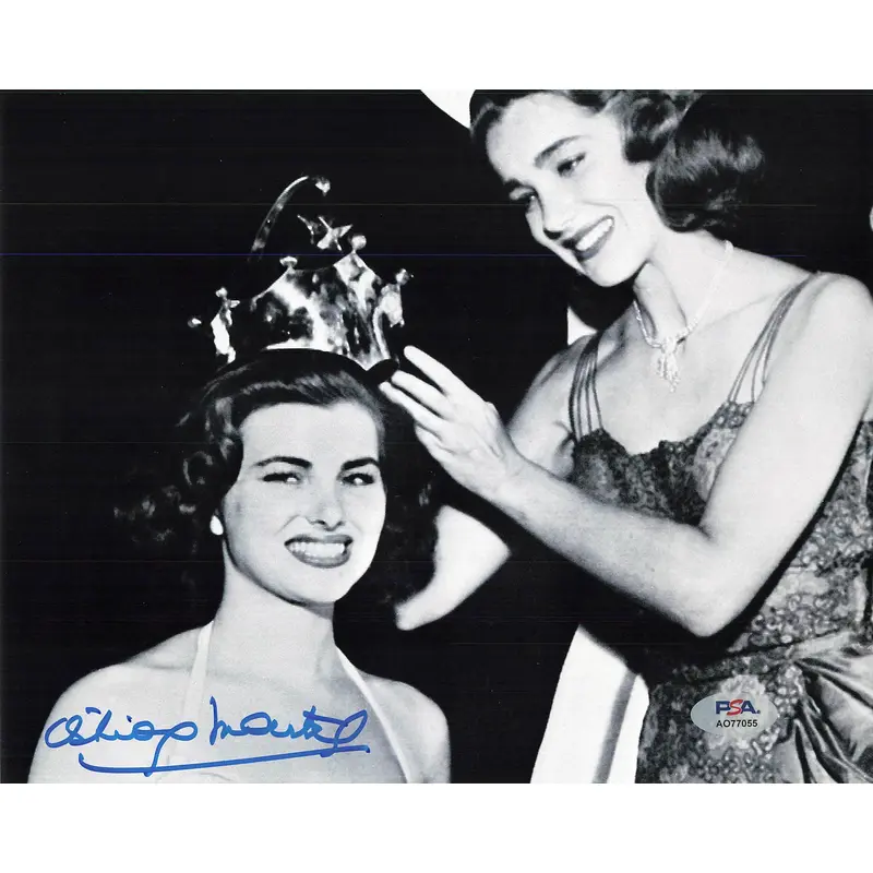 Christiane Martel signed 8x10 photo PSA/DNA Autographed Miss Universe
