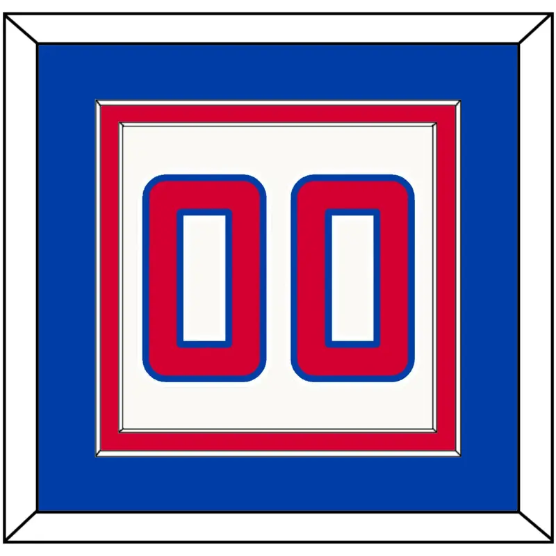Los Angeles Number - Home White (2013-2015) - Double Mat 3