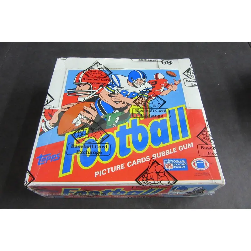 1986 Topps Football Unopened Cello Box (BBCE) (Non X-Out)