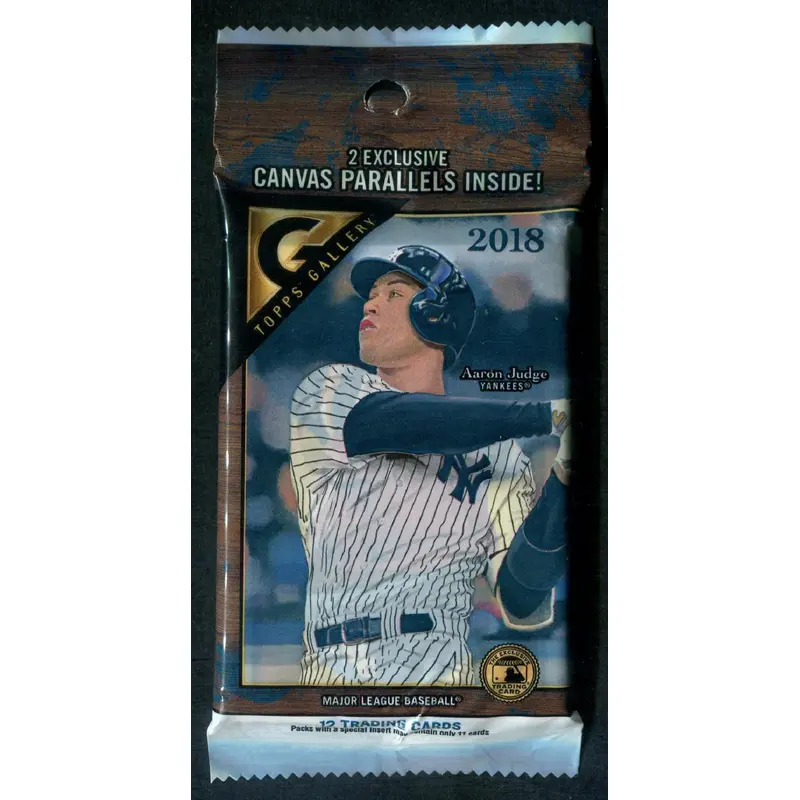 2018 Topps Gallery Baseball Unopened Jumbo Hanger Pack (12)