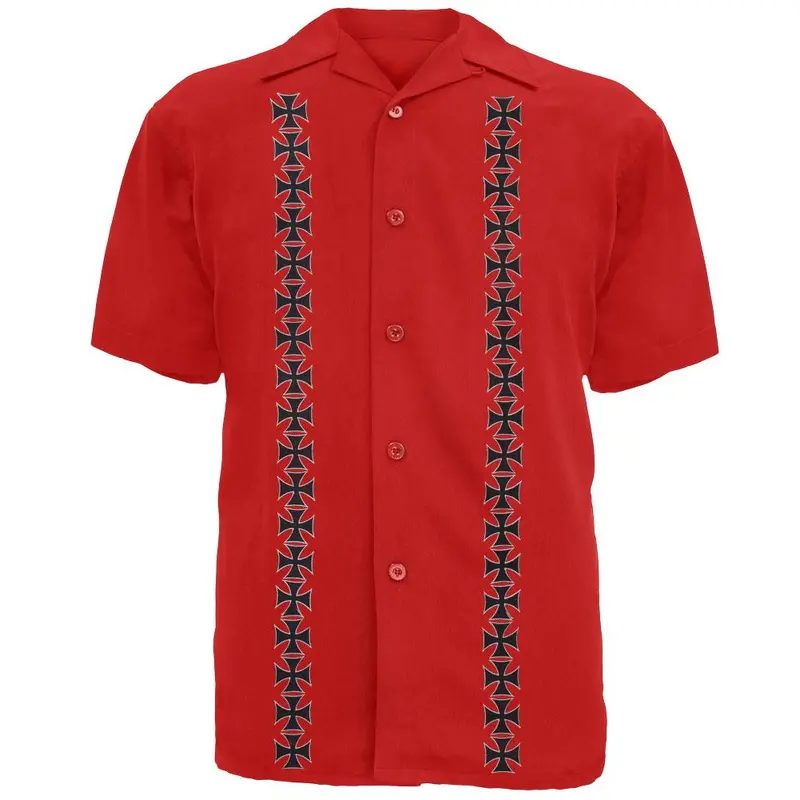 Cross Fire - Embroidered Club Shirt