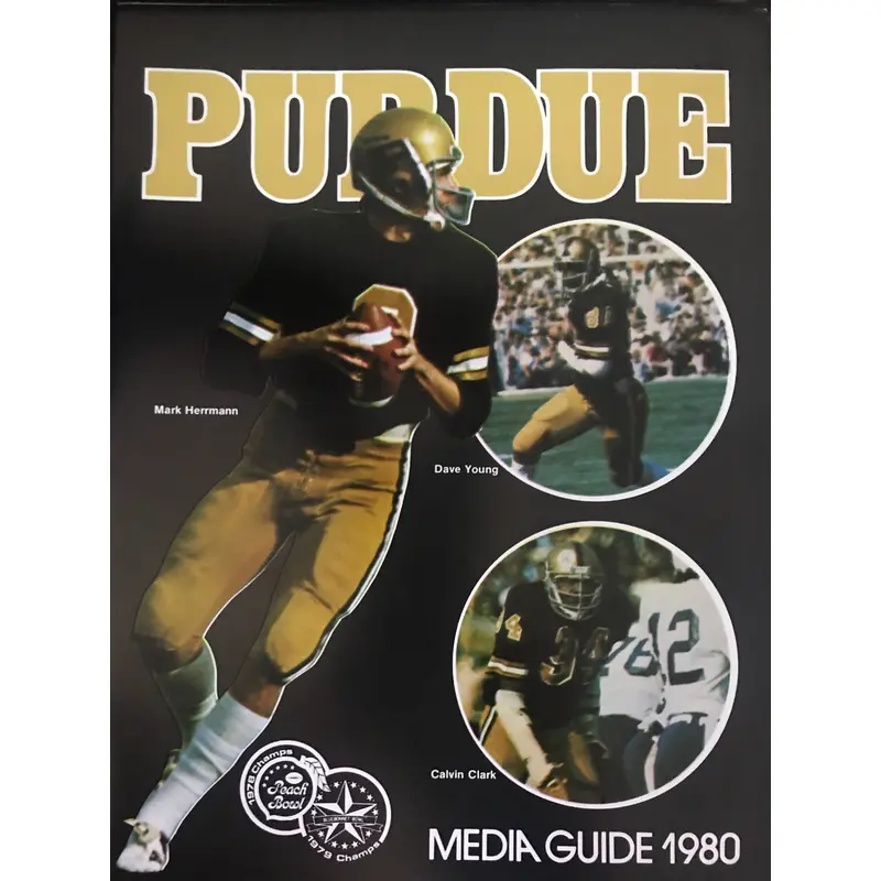 1980 Purdue Football Media Guide