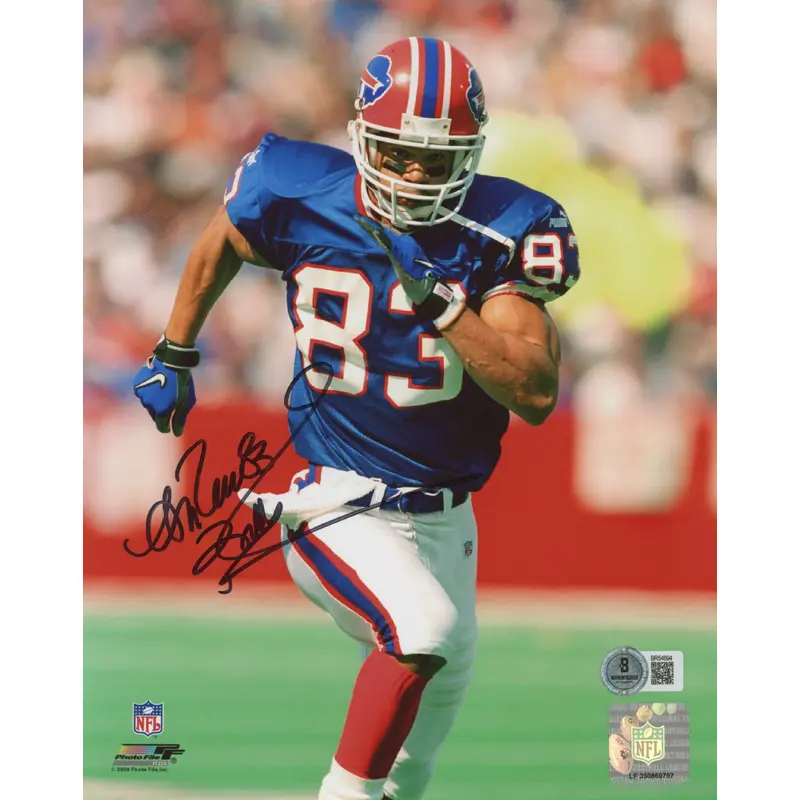 Bills Andre Reed Bills Authentic Signed 8x10 Photo Autographed BAS #BR54894