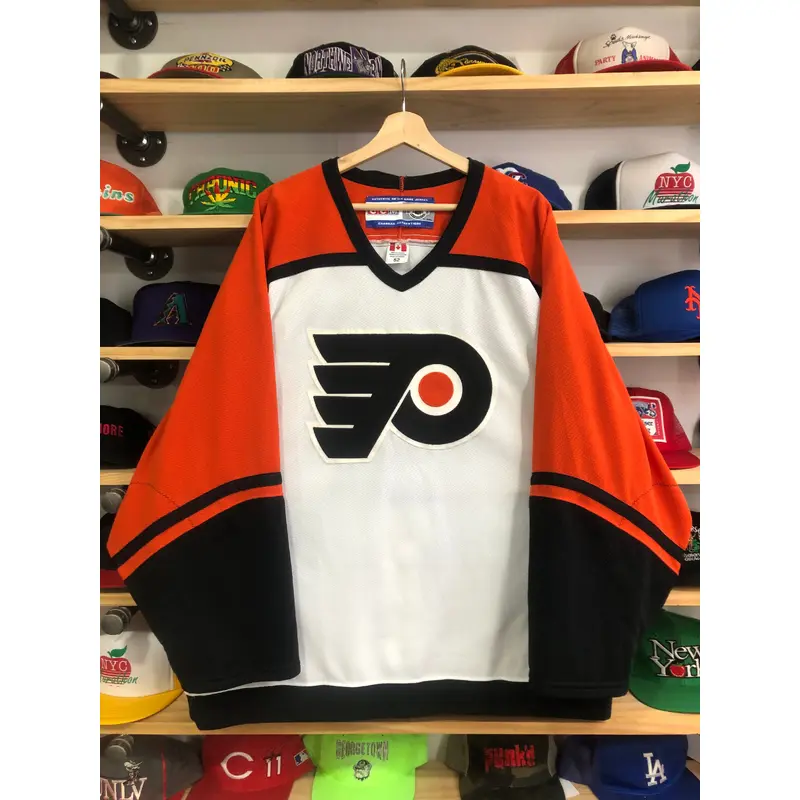 Vintage CCM Philadelphia Flyers Authentic Blank Jersey Size 52/2XL