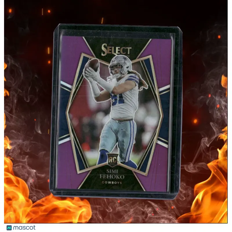 2021 Panini Select Simi Fehoko Purple Prizm Rookie 30/75 #183
