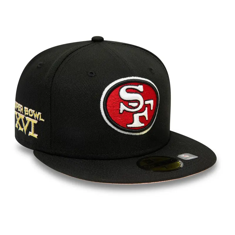 San Francisco 49ers NFL Super Bowl Black 59FIFTY Fitted Cap