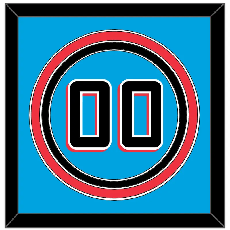 Miami Number - Alternate Blue - Triple Mat 2
