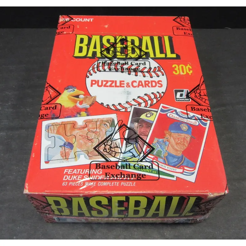 1984 Donruss Baseball Unopened Wax Box (Authenticate)