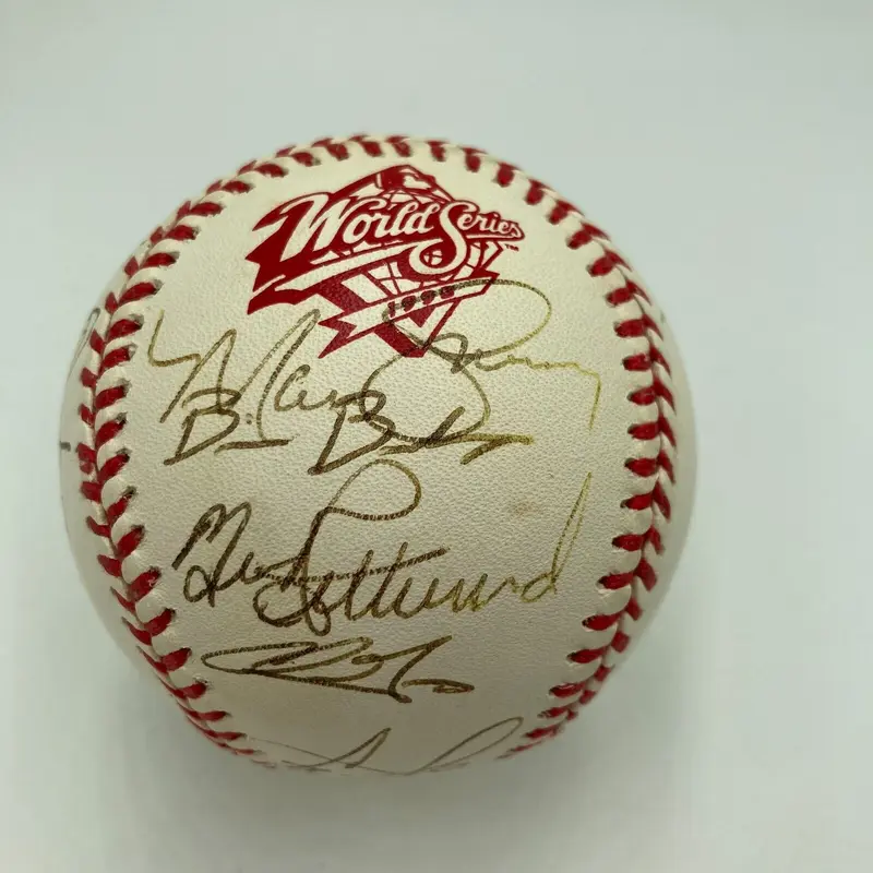 1998 San Diego Padres NL Champs Team Signed World Series Baseball Tony Gwynn