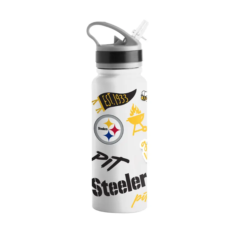 Pittsburgh Steelers 25oz Native SingleWall FlipTop Bottle