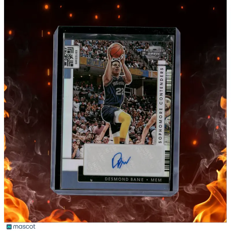 2021-22 Contenders Optic Desmond Bane Sophomore Contenders Silver Prizm Auto