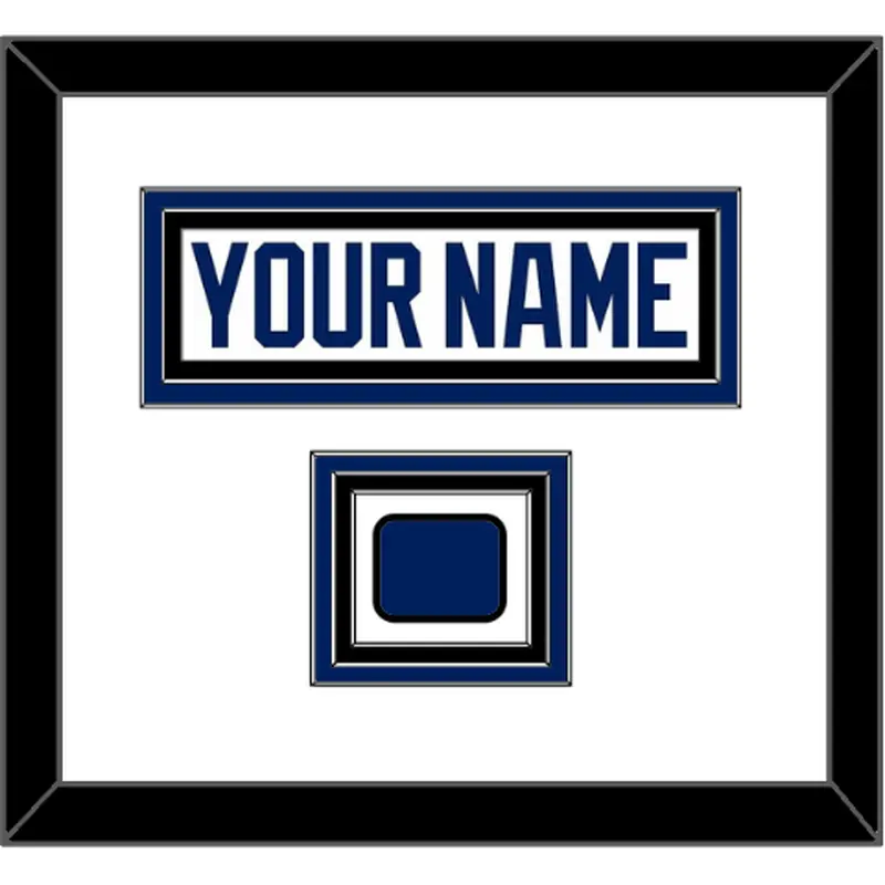 Tampa Bay Nameplate & Jersey Logo Patch - Road White - Triple Mat 1