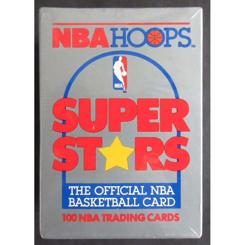 1990/91 Hoops Super Stars Basketball Factory Set (100)