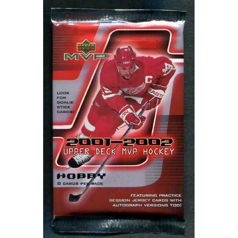 2001/02 Upper Deck MVP Hockey Unopened Pack (Hobby) (8)