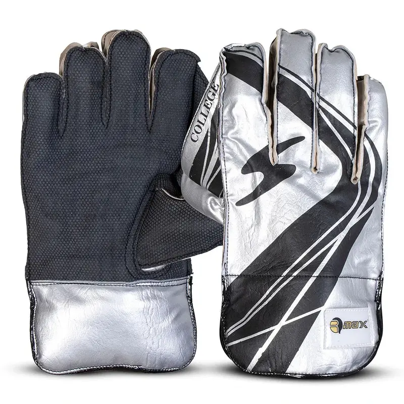 RMAX Rubber & PVC Cricket Wicket Keeping Gloves | Kibi Sports