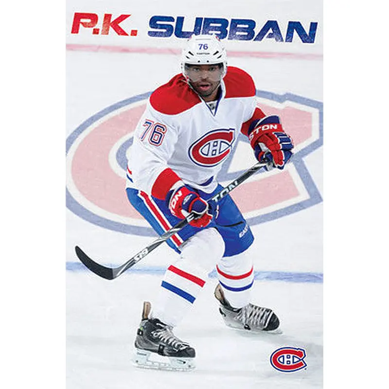 PK Subban "Defender" Montreal Canadiens NHL Action Poster - Costacos 2013