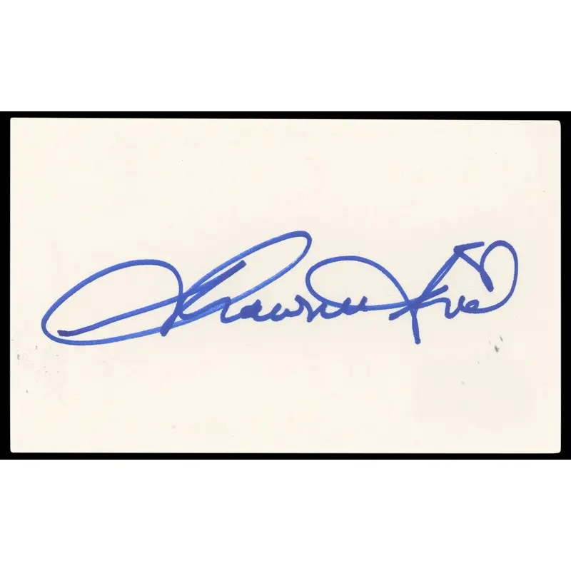 Shawnee Smith Saw Authentic Signed 3x5 Index Card Autographed BAS #BN33225