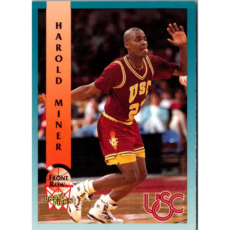 1992 Front Row Draft Picks Harold Miner #88