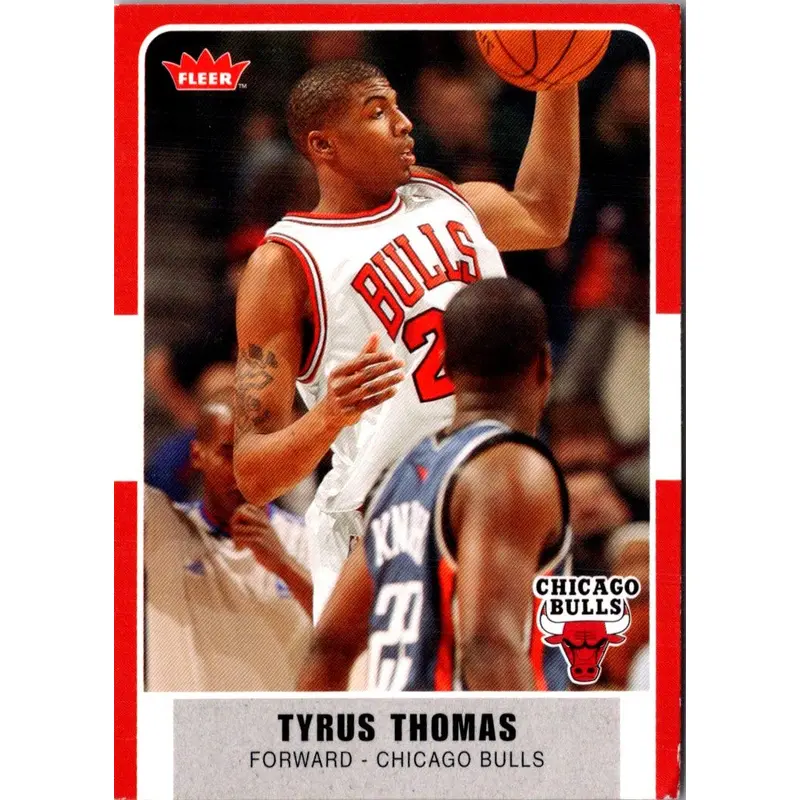 2007 Fleer Glossy Tyrus Thomas #32
