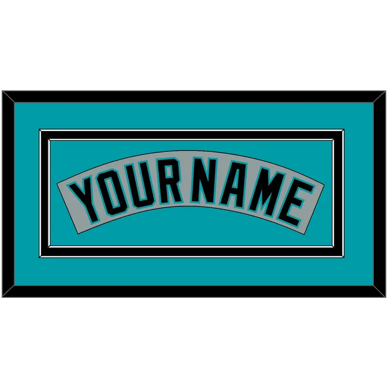Florida Nameplate - Road Gray (1993-2001) - Double Mat 3