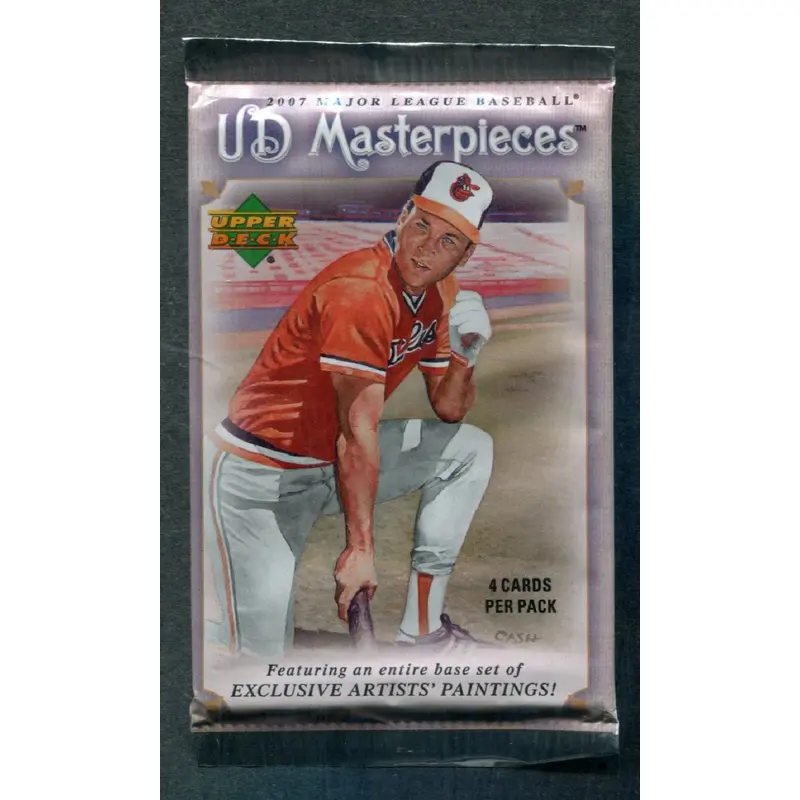 2007 Upper Deck UD Masterpieces Baseball Unopened Pack