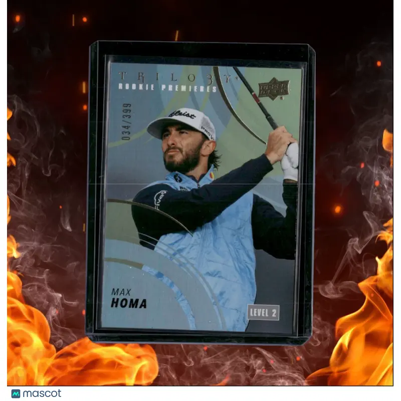 2024 Upper Deck Portfolio Max Homa Premieres Level 2 Rookie 034/399 #28