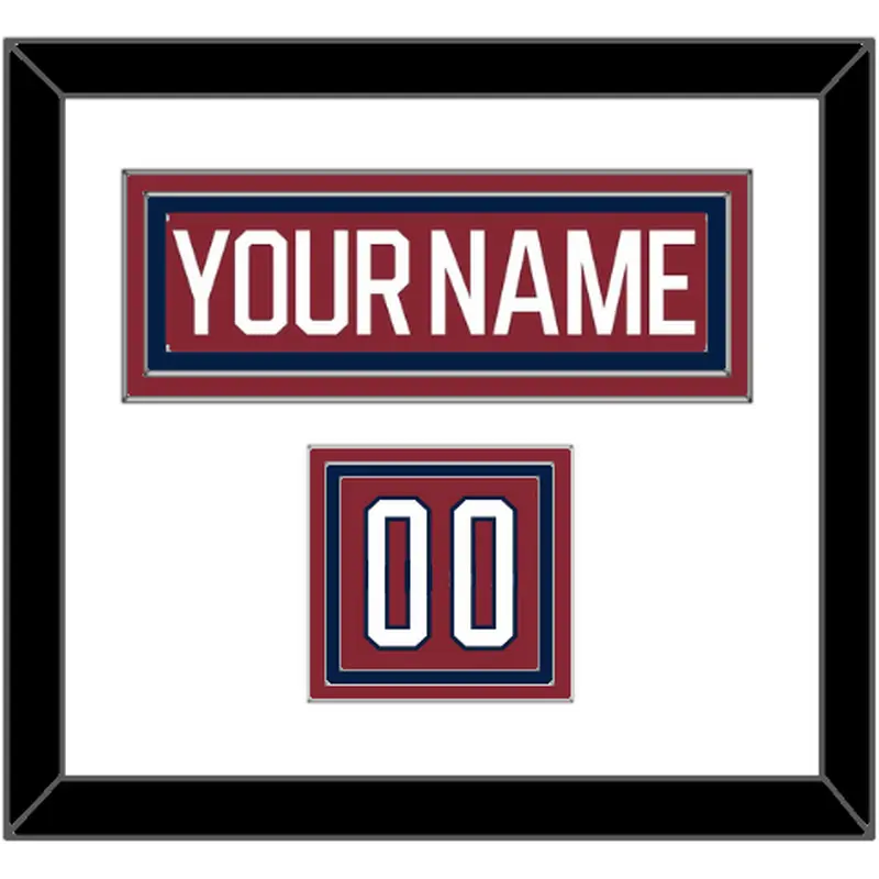 Washington Nameplate & Number (Shoulder) - 2015 Winter Classic Garnet - Triple Mat 1