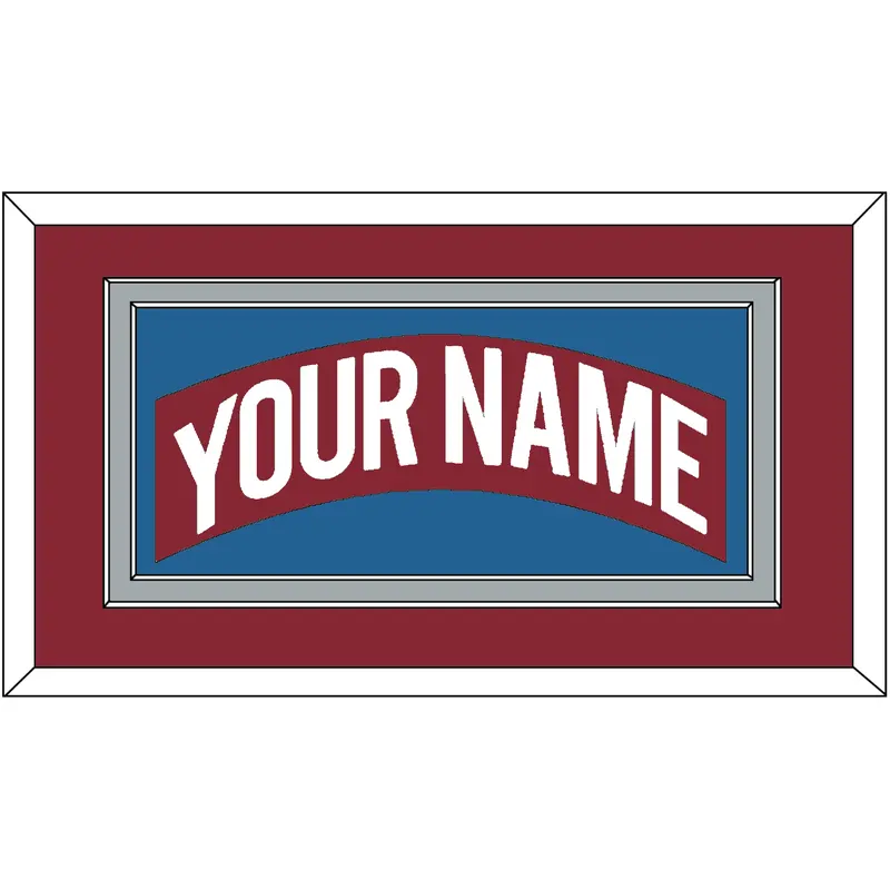 Colorado Nameplate - Road Burgundy (1995-1996) - Double Mat 3