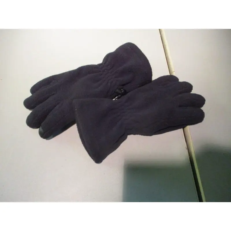 Used Lands End Youth Fleece Snow Gloves