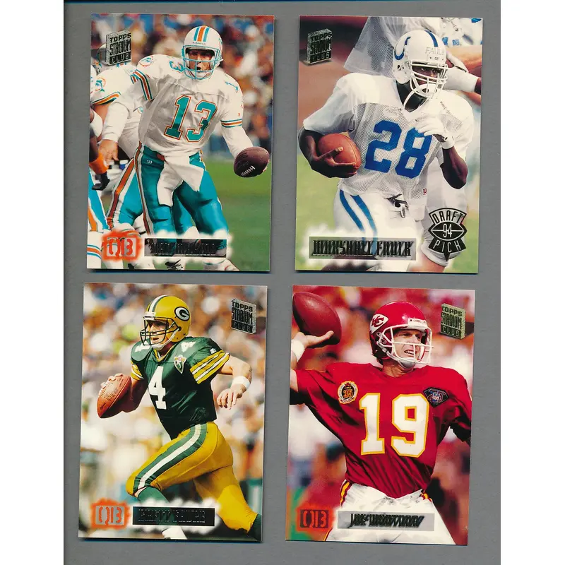 1994 Topps Stadium Club Football Complete Set (w/ Inserts) (630) NM/MT MT