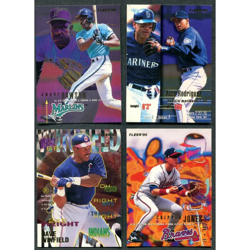 1995 Fleer Baseball Complete Update Set (200)