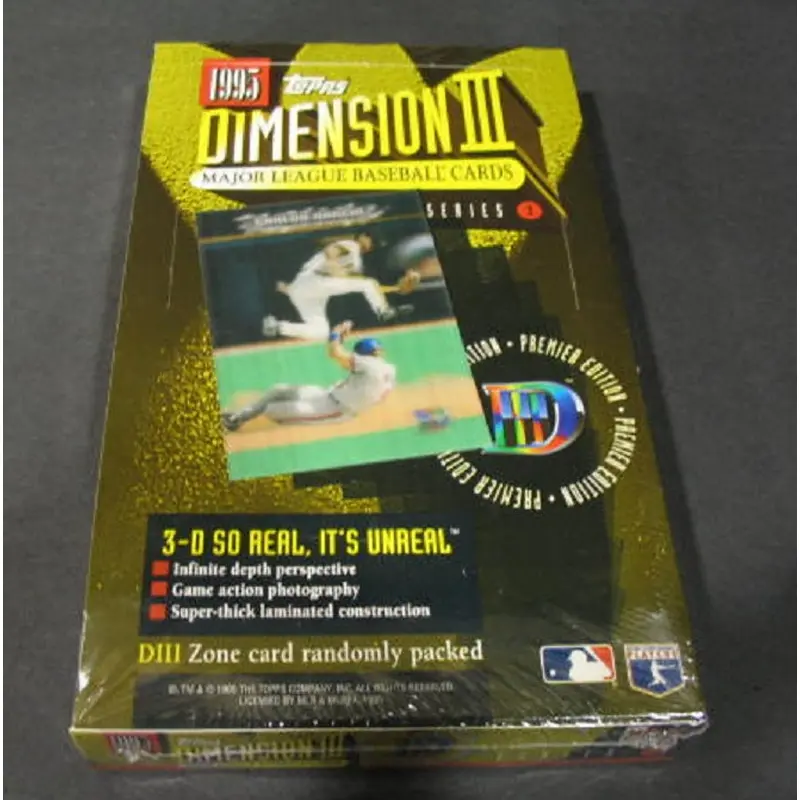 1995 Topps Dimension III D3 Baseball Box