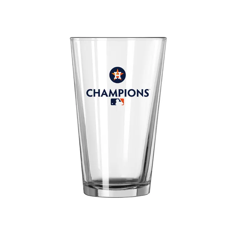 Houston Astros World Series Champs 16oz Pint Glass