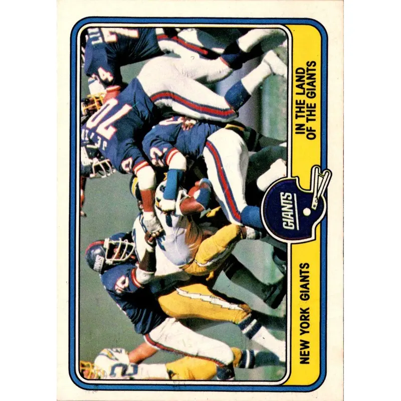 1981 Fleer Team Action New York Giants Defense #36