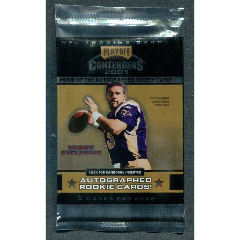 2001 Playoff Contenders Football Unopened Pack (Hobby)