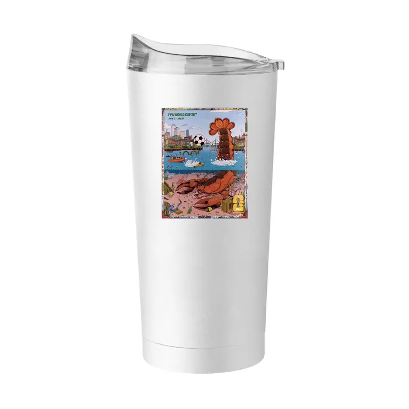 FIFA 20oz Boston Poster Powder Coat Tumbler