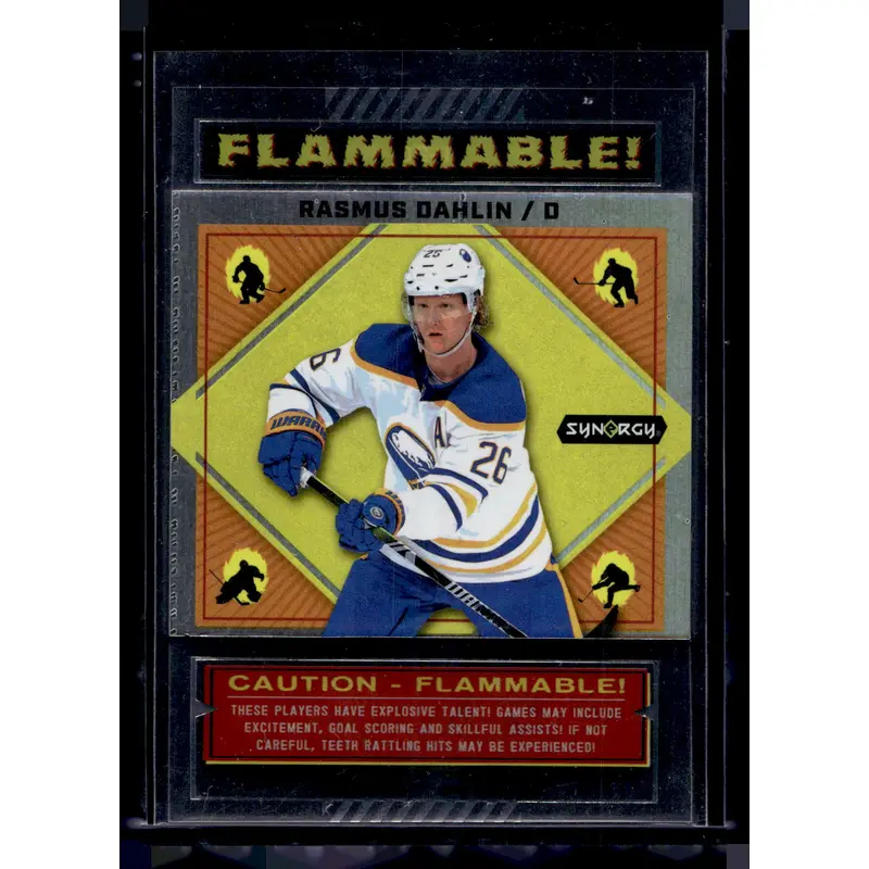 2023-24 Upper Deck Synergy - Flammable! - Rasmus Dahlin #FL-20