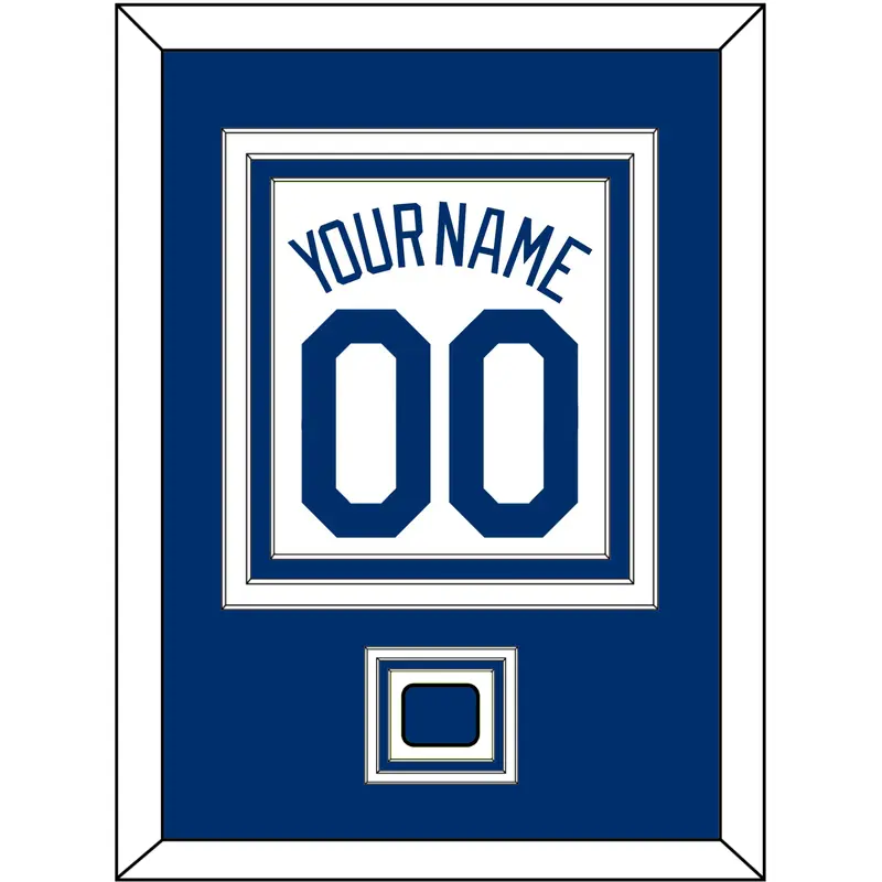 Los Angeles Name, Number & Logo Patch - Home White (2007-2023) - Triple Mat 2