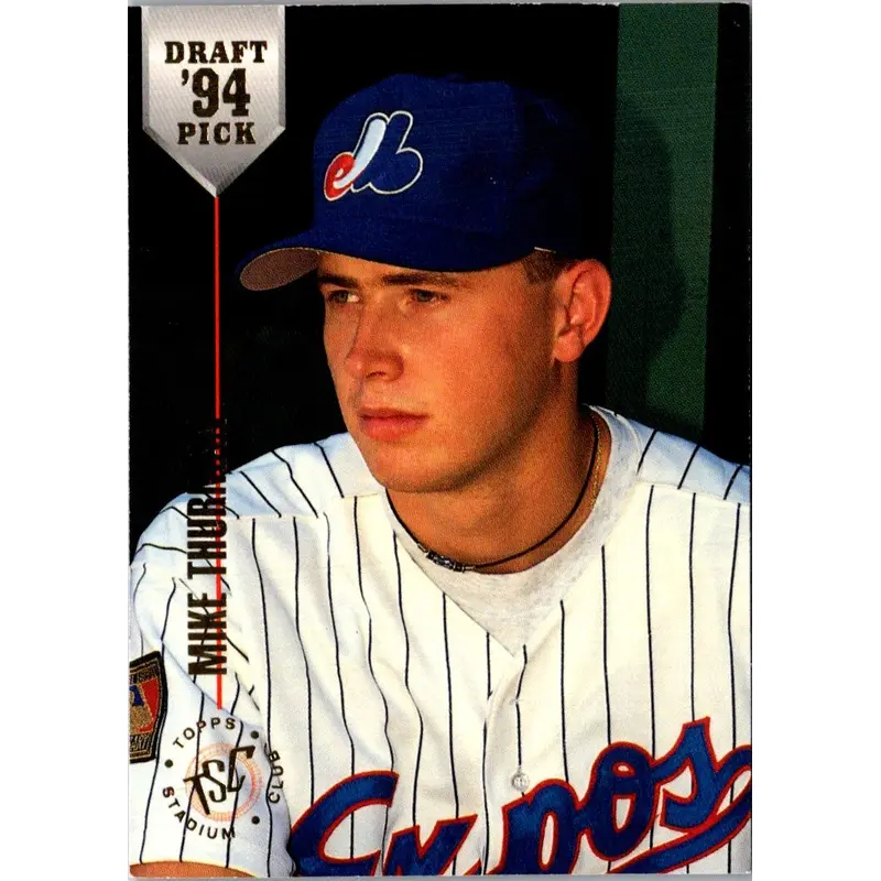 1994 Stadium Club Draft Picks Mike Thurman #81