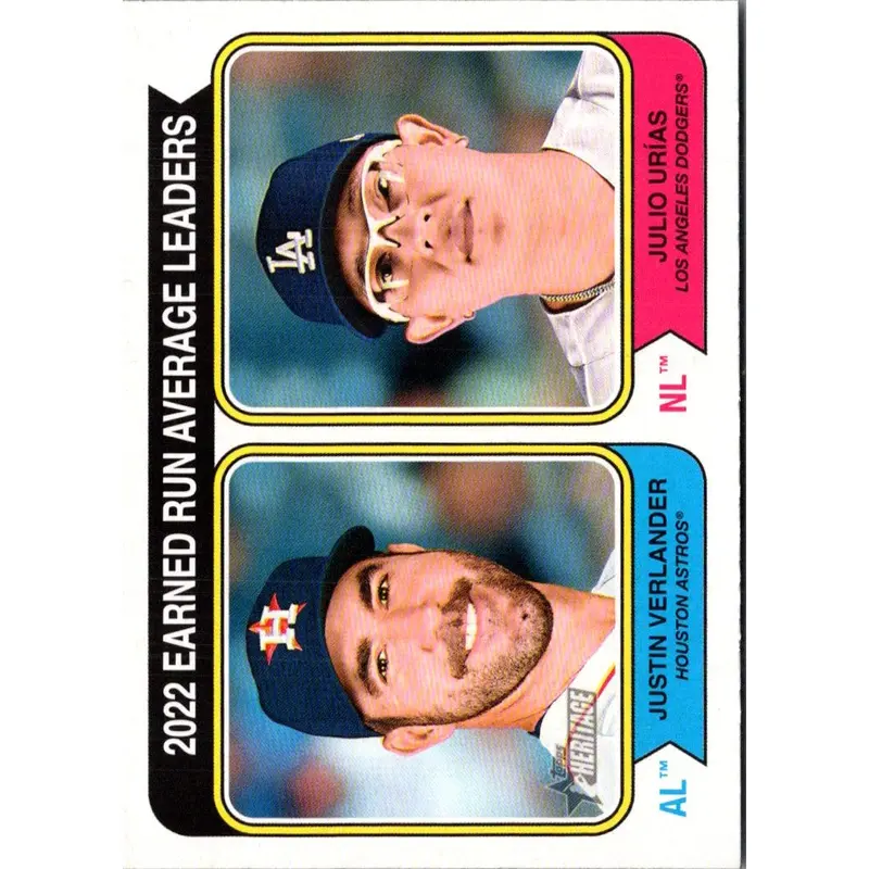 2023 Topps Heritage Justin Verlander/Julio Uras #206
