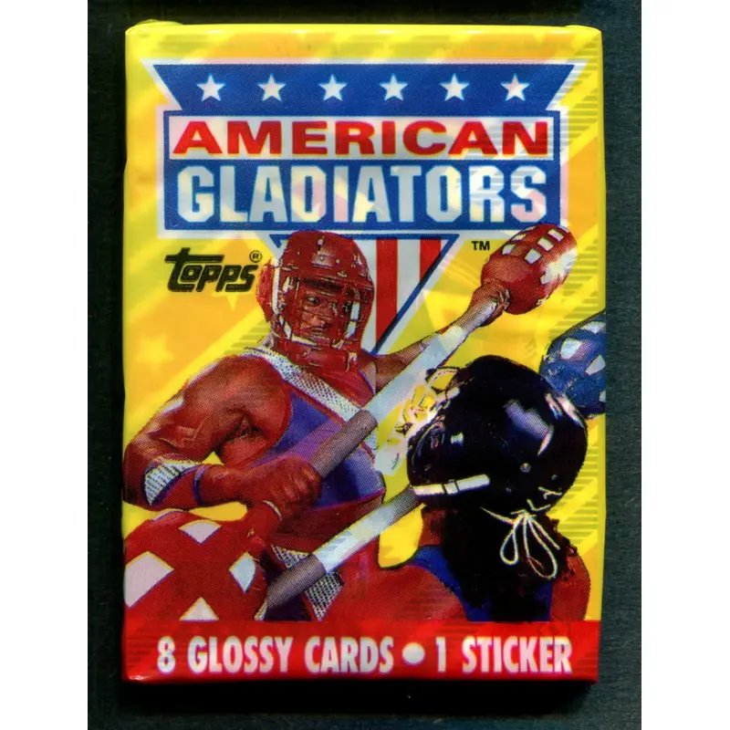 1991 Topps American Gladiators Unopened Pack