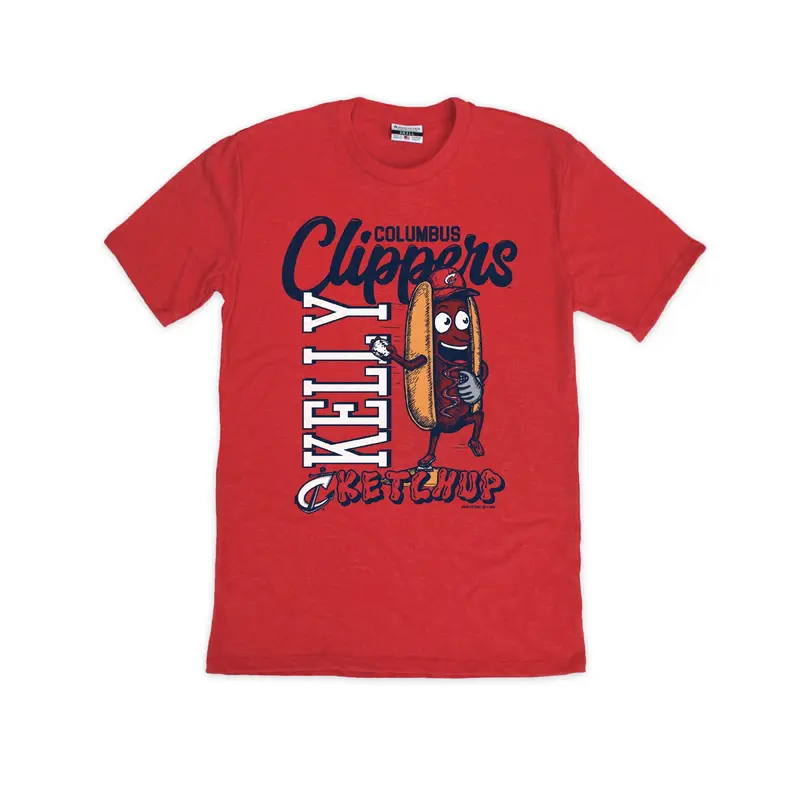 Columbus Clippers Where I'm From Kelly Ketchup Tee
