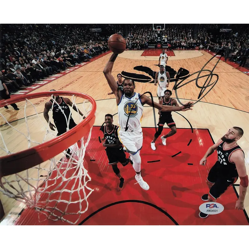 Kevin Durant signed 8x10 photo PSA/DNA Golden State Warriors Autographed