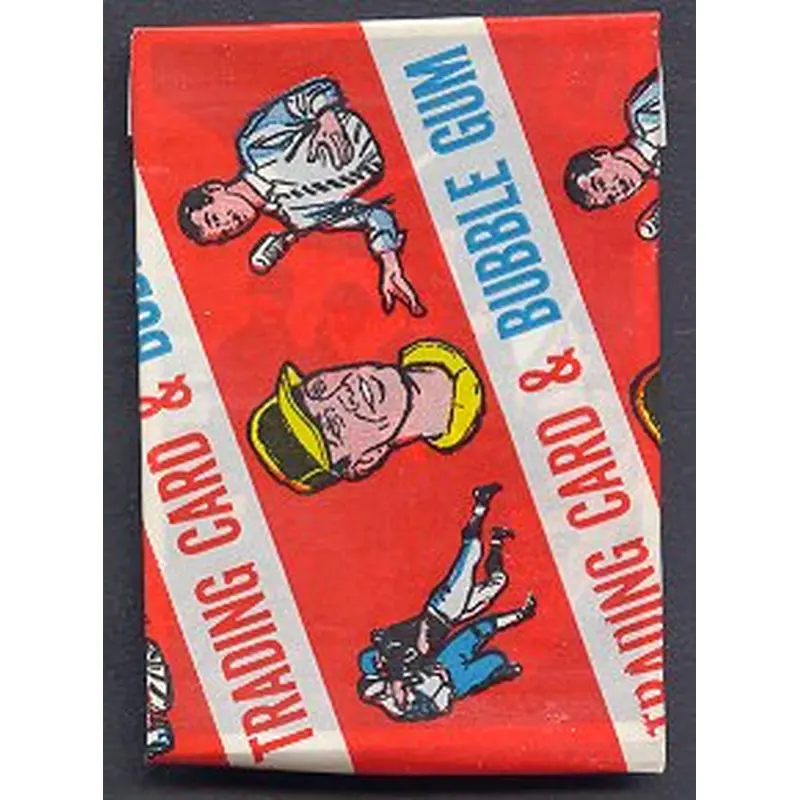 1968 Topps Baseball Unopened 1 Cent Fun Pack Wax Pack