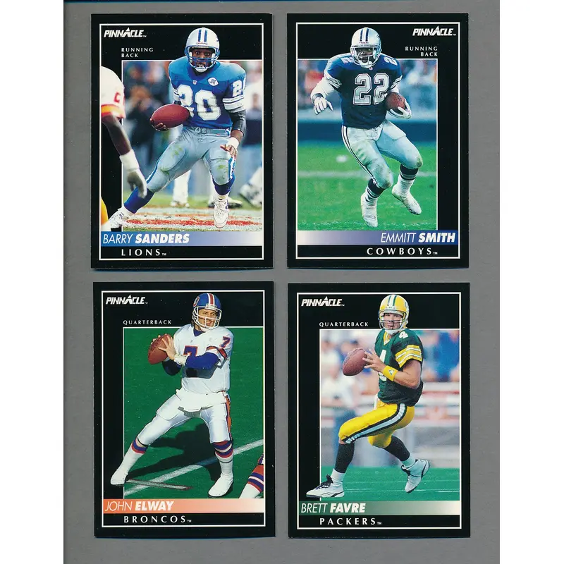 1992 Pinnacle Football Complete Set (360) NM/MT MT